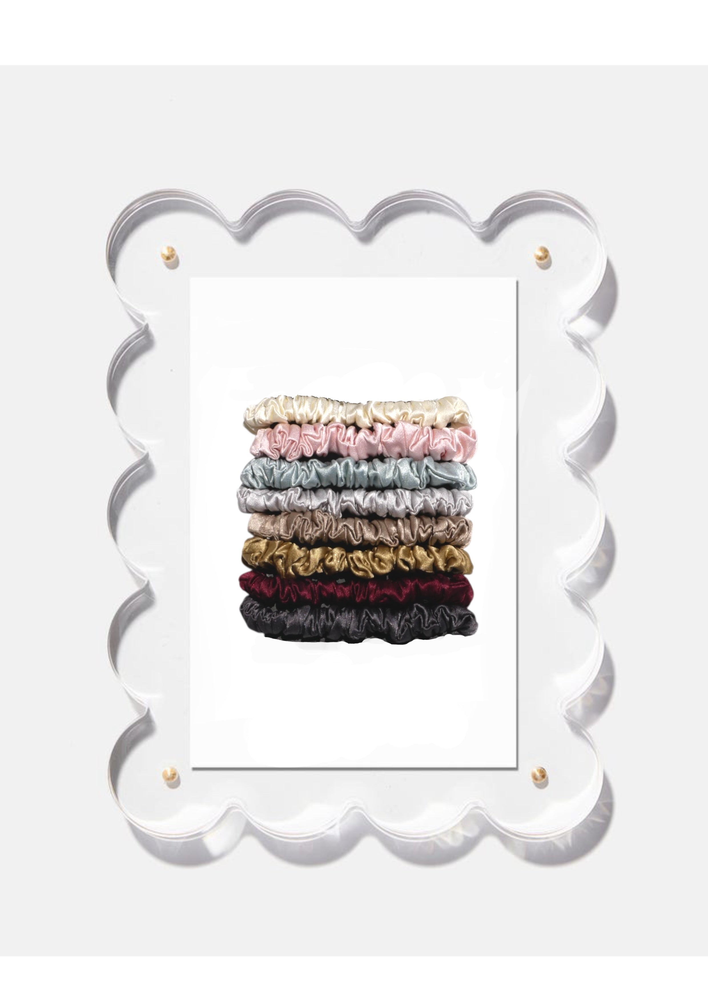 RAINBOW SKINNY SCRUNCHIES