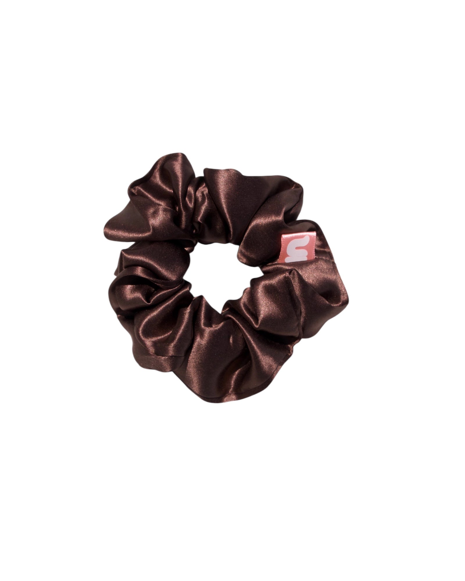 POWDER COCOA MIDI SCRUNCHIE