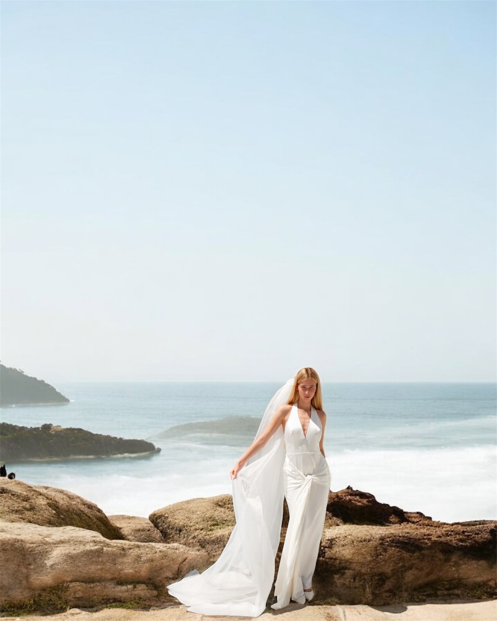 WHITE SILK INNELLI DRESS