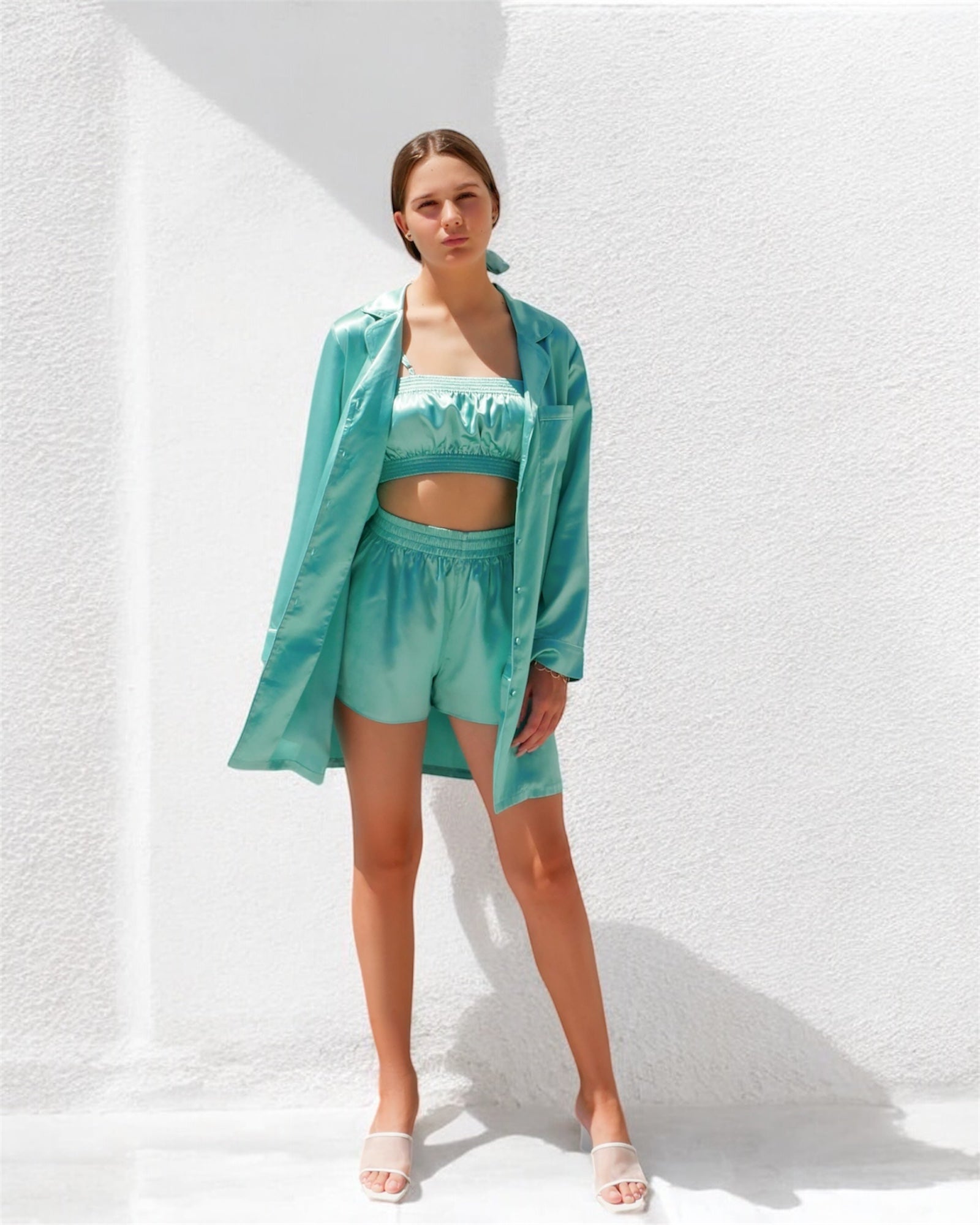 SEA BREEZE PAJAMA SHORT SET 3 PCS
