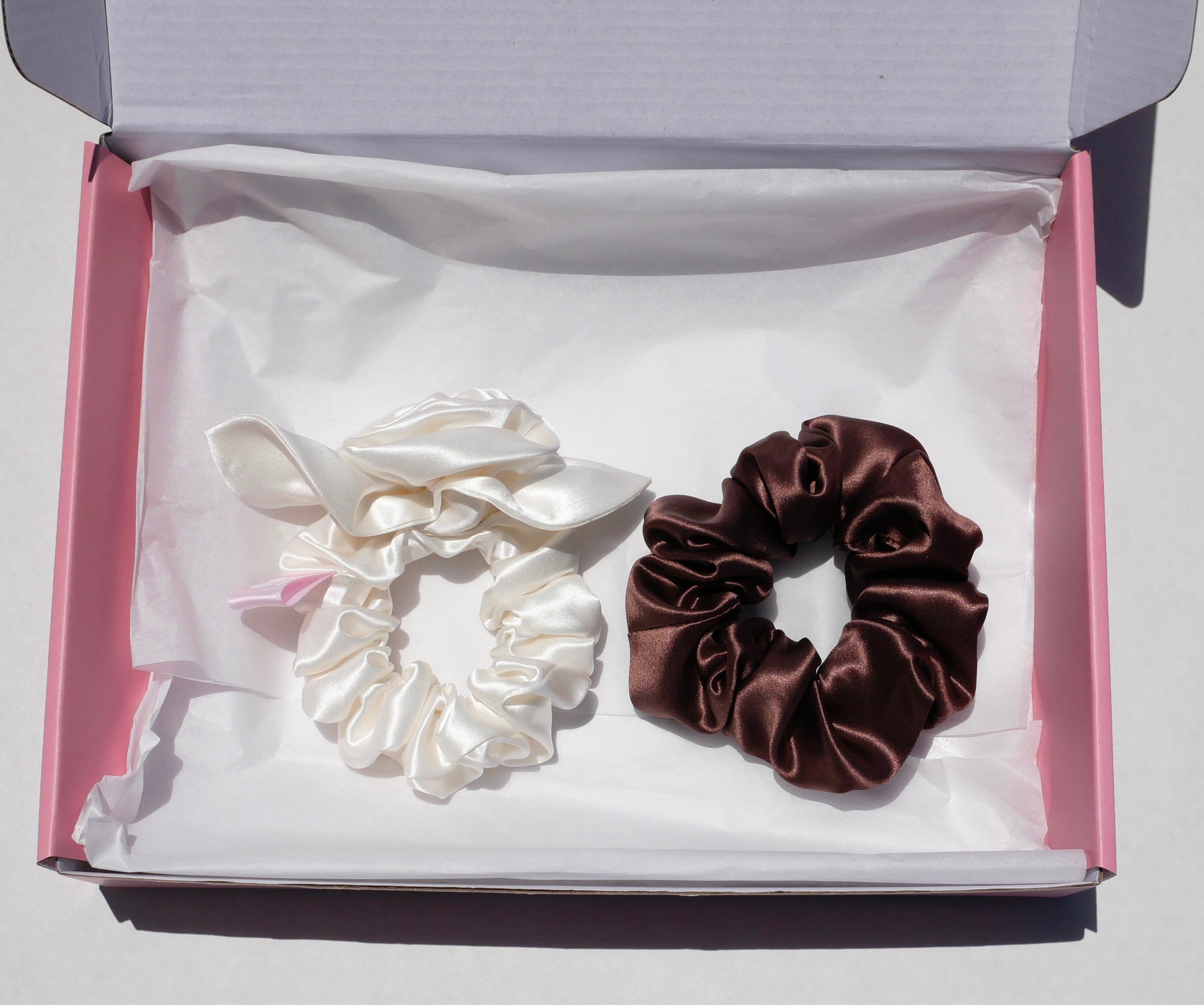 POWDER COCOA MIDI SCRUNCHIE