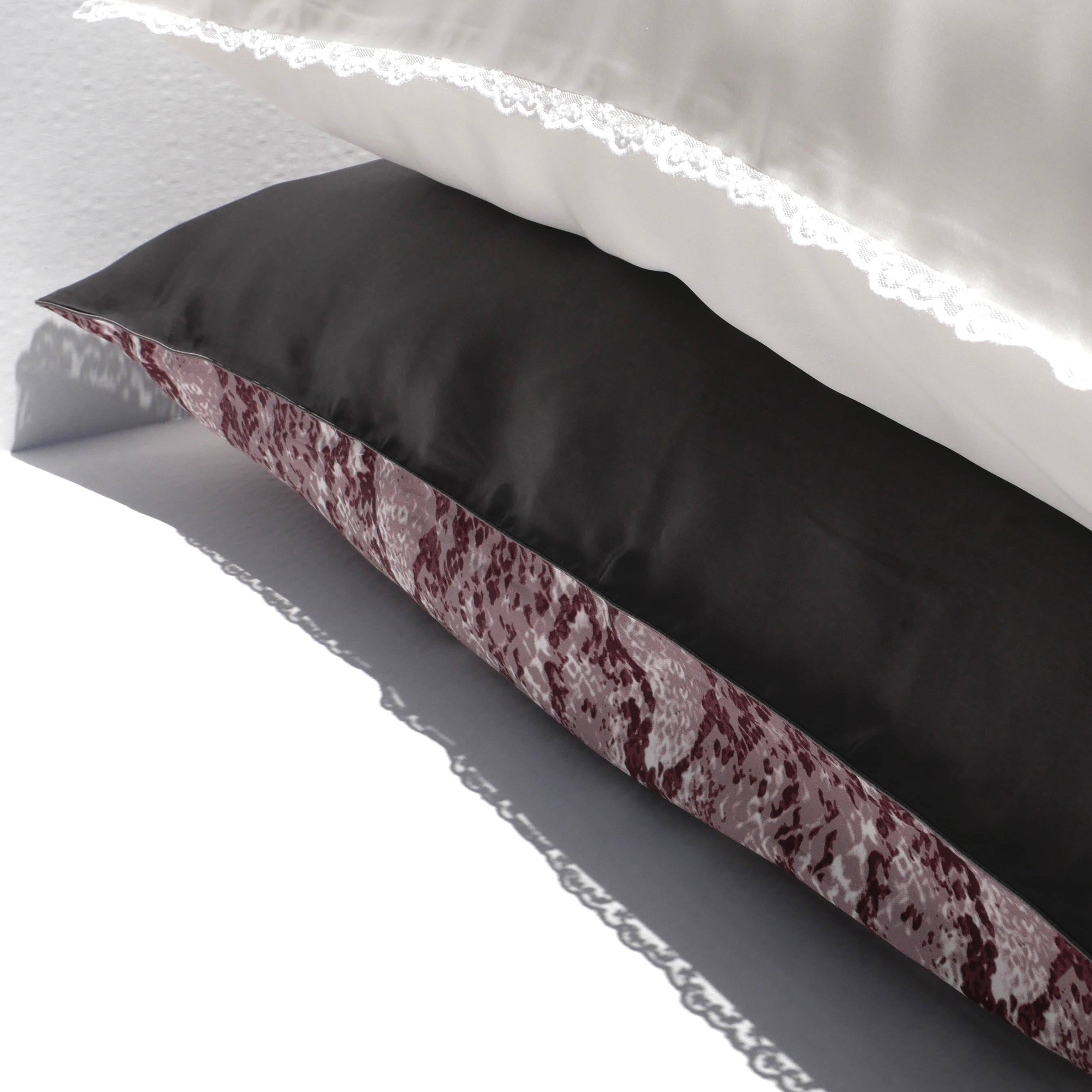 CHARCOAL ZIPPERED PILLOWCASE
