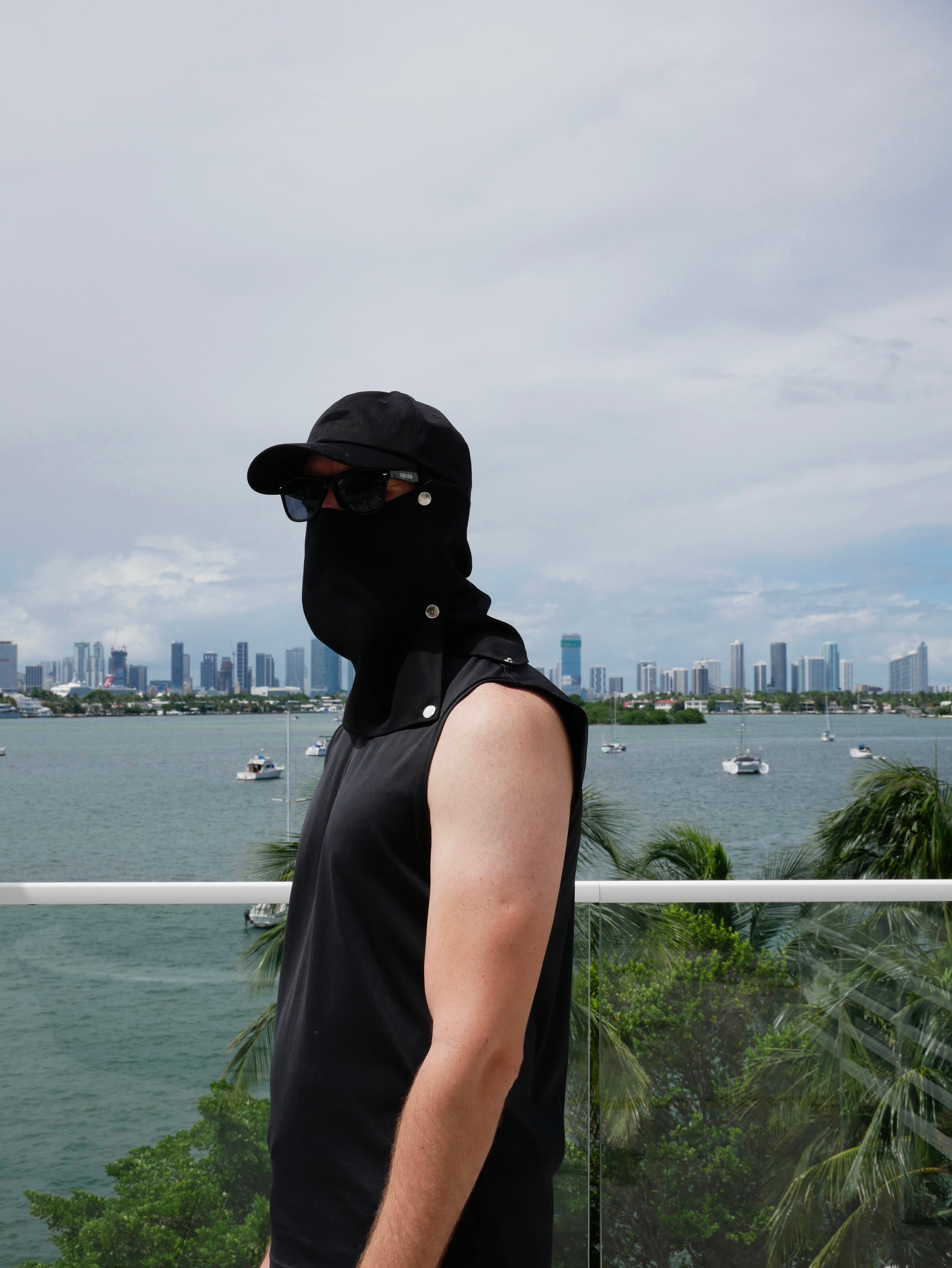 MIDNIGHT BLACK SILK-LINED BASEBALL CAP