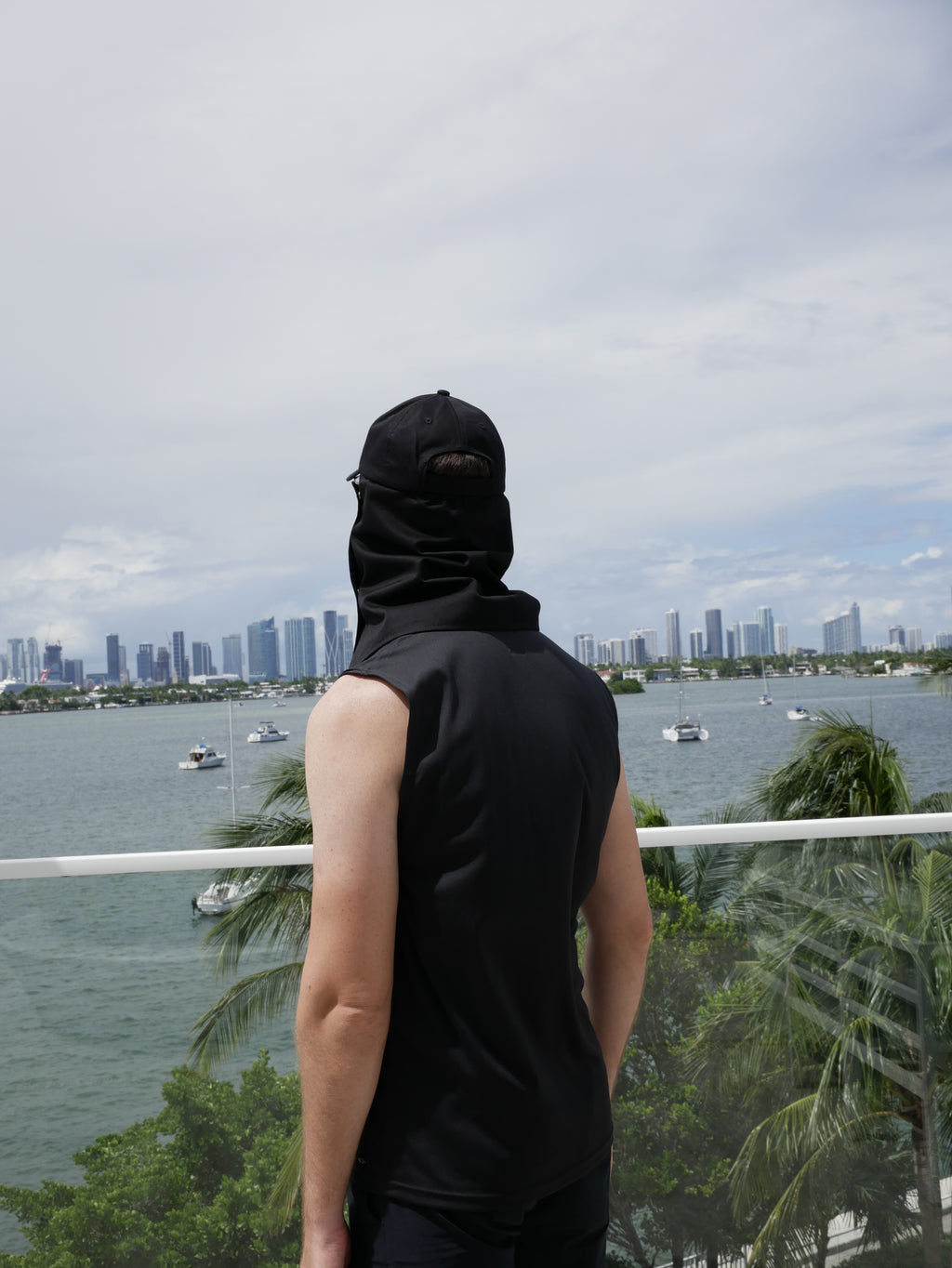 MIDNIGHT BLACK SILK-LINED BASEBALL CAP