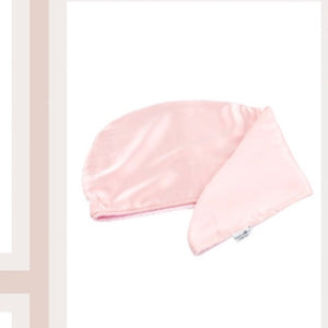 Pink Turban Towel, 19 momme