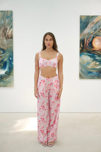 Pink Mockingbird Pants Set