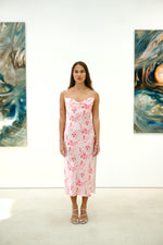 Load image into Gallery viewer, Pink Mockingbird Slip Dress
