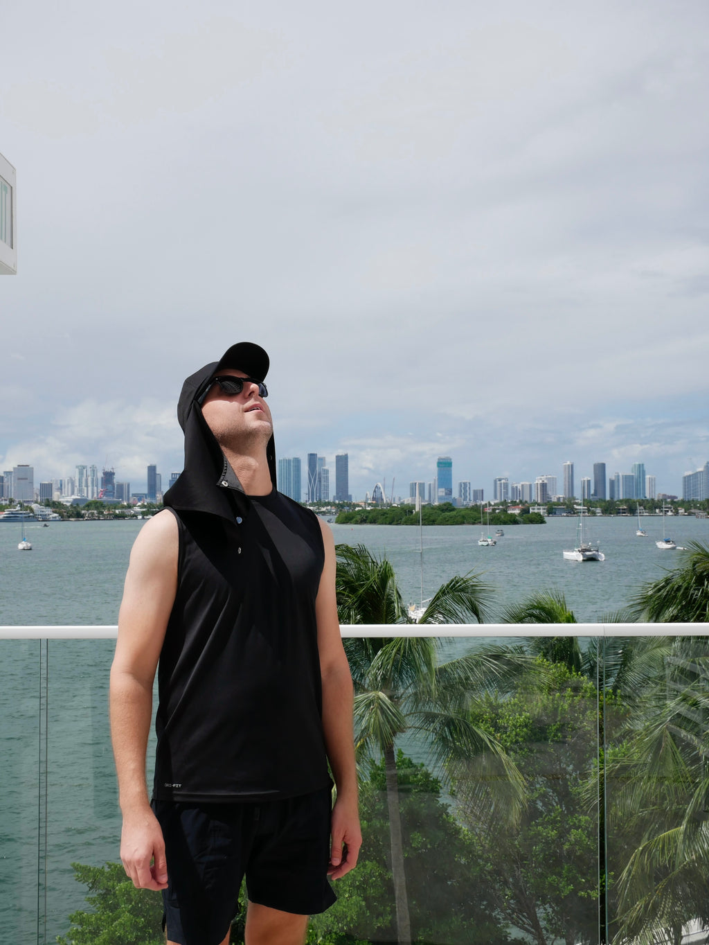 MIDNIGHT BLACK SILK-LINED BASEBALL CAP