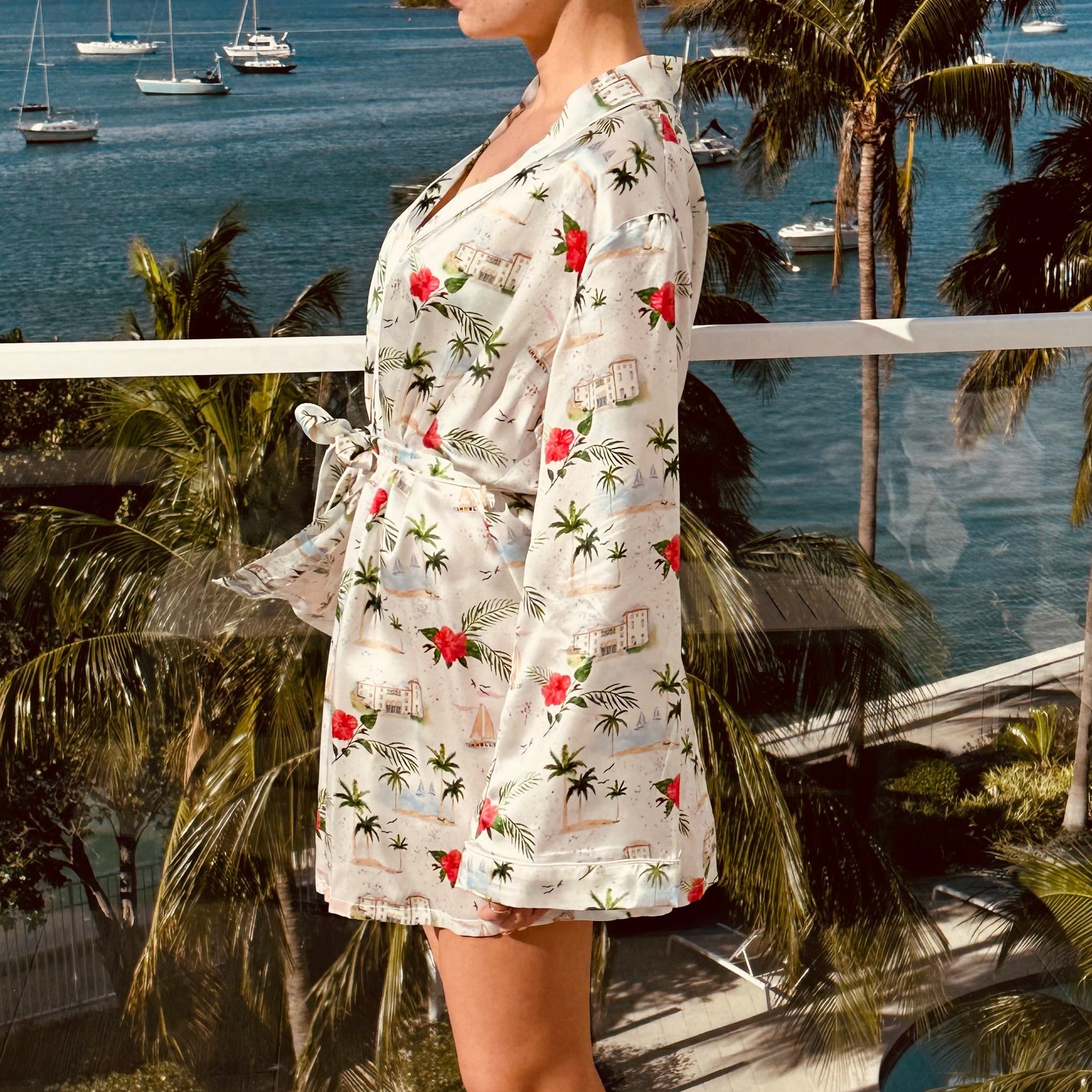 Vizcaya Floral Robe