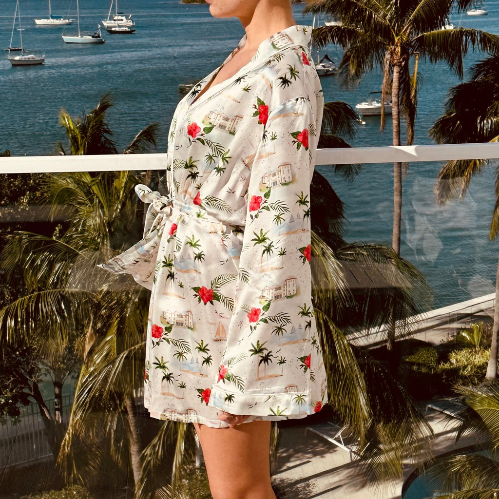 Vizcaya Floral Robe