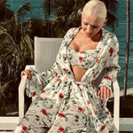 Load image into Gallery viewer, Vizcaya Floral Robe
