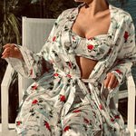 Load image into Gallery viewer, Vizcaya Floral Robe
