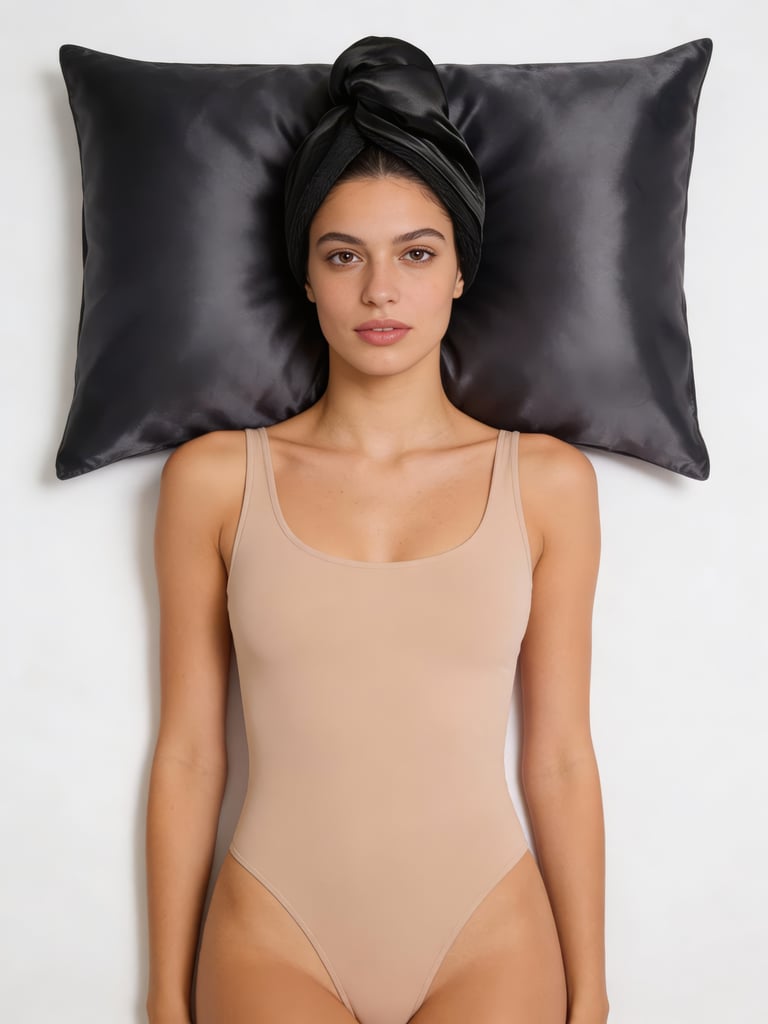 MIDNIGHT BLACK PILLOWCASE