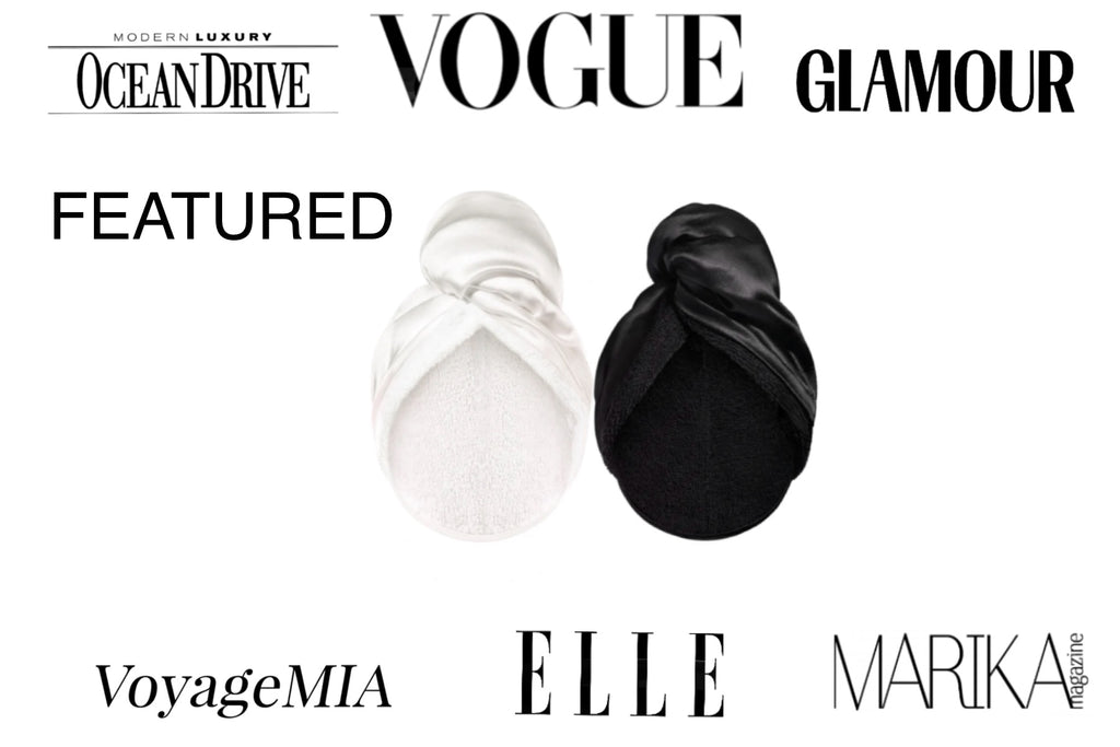 MIDNIGHT BLACK TURBAN TOWEL