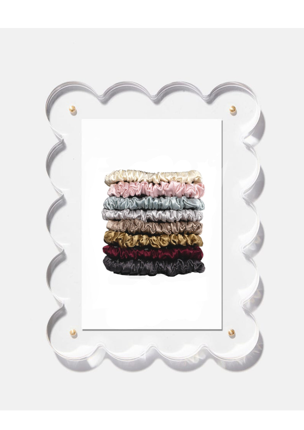RAINBOW SKINNY SCRUNCHIES