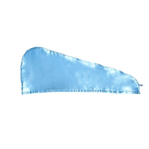 Sky Blue Turban Towel, 22 momme