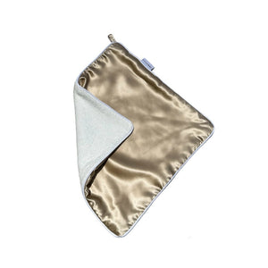 Silk and Bamboo Face Towel - Champagne