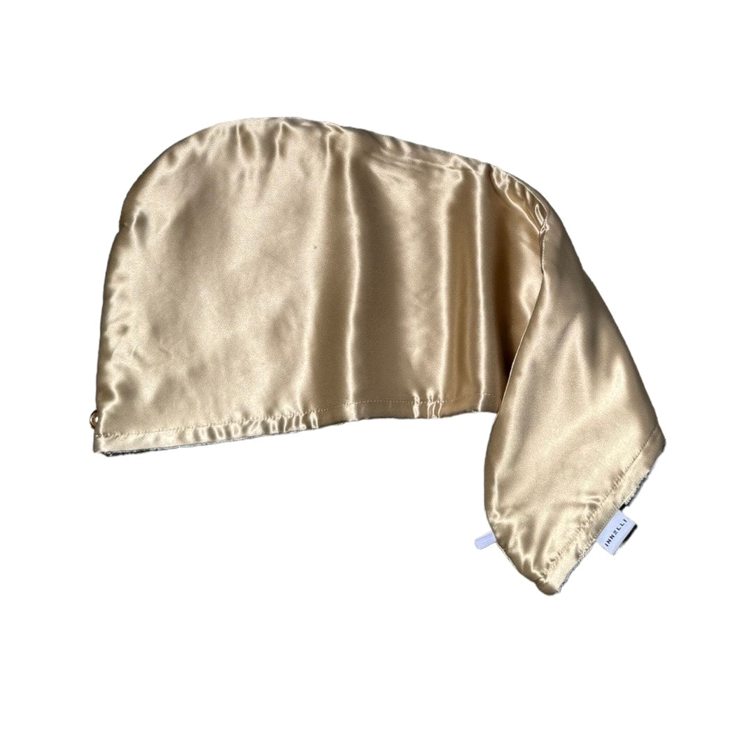 Silk Turban Towel - Champagne