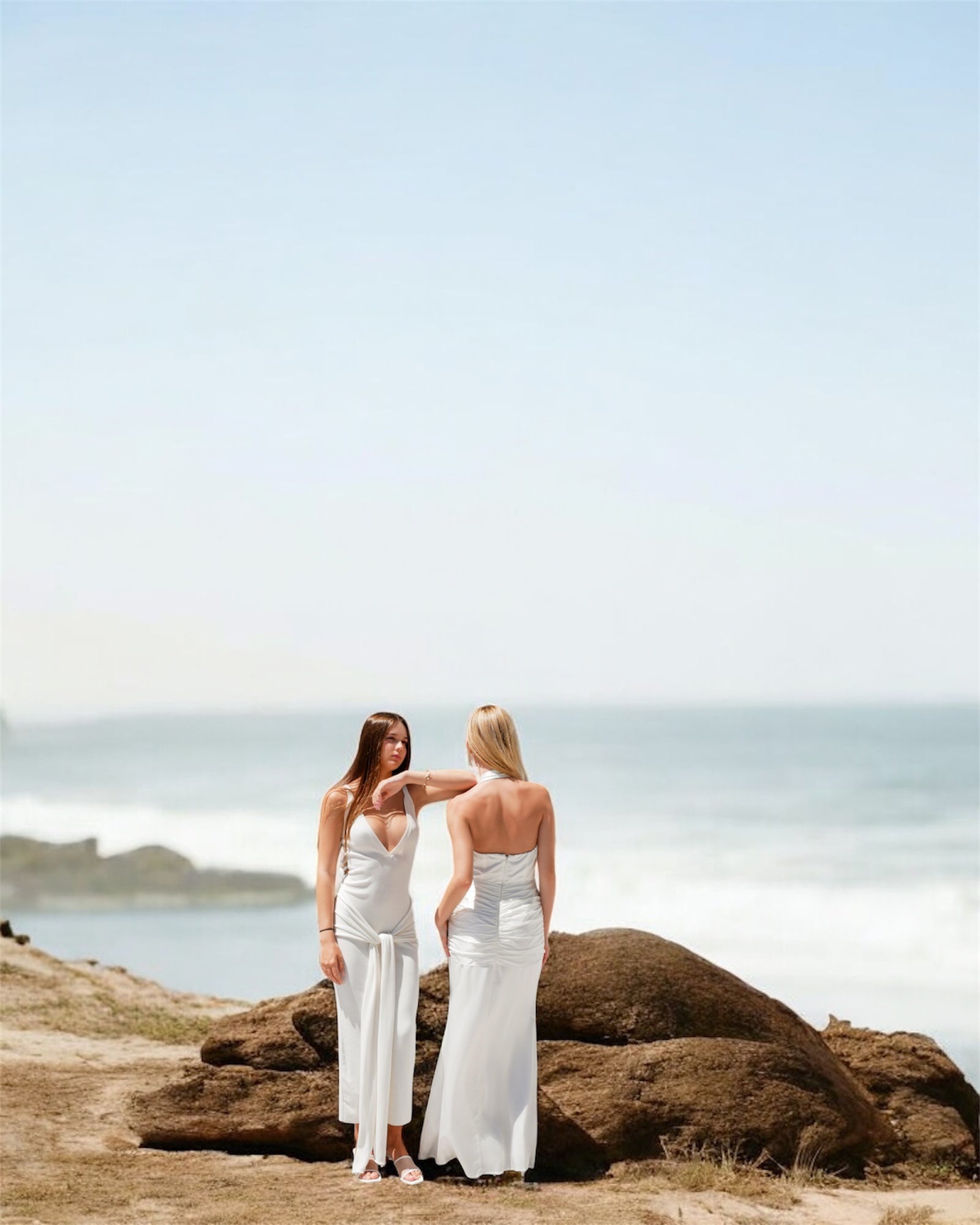 WHITE SILK INNELLI DRESS