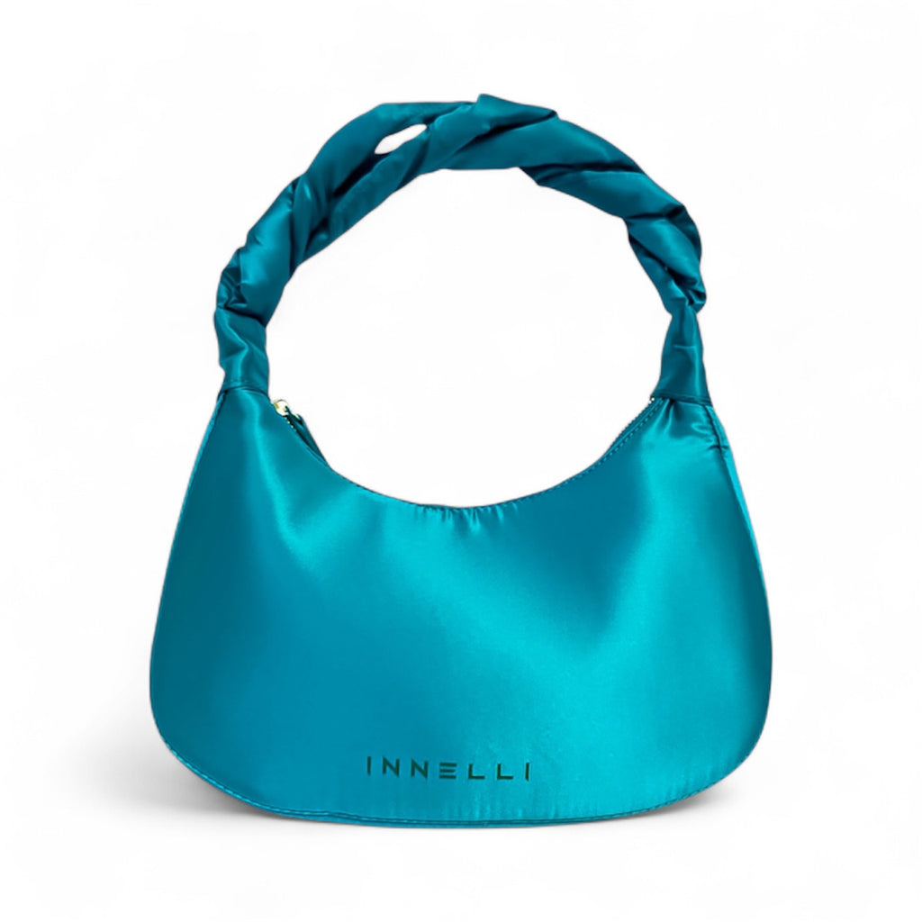 Peacocks Blue Silk Bag