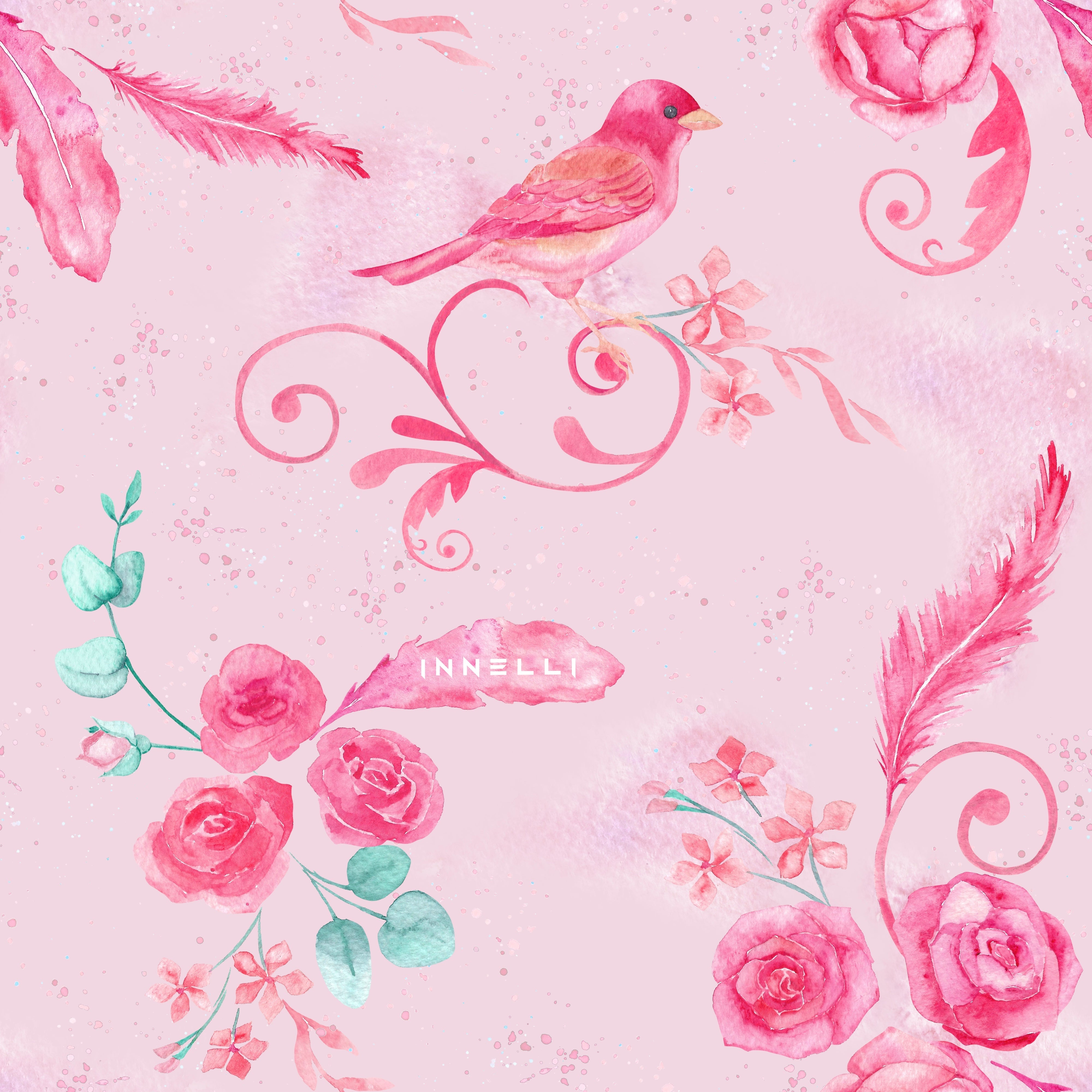 Pink Mockingbird French Cut Set