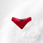 Load image into Gallery viewer, Dark Red Romance Thong
