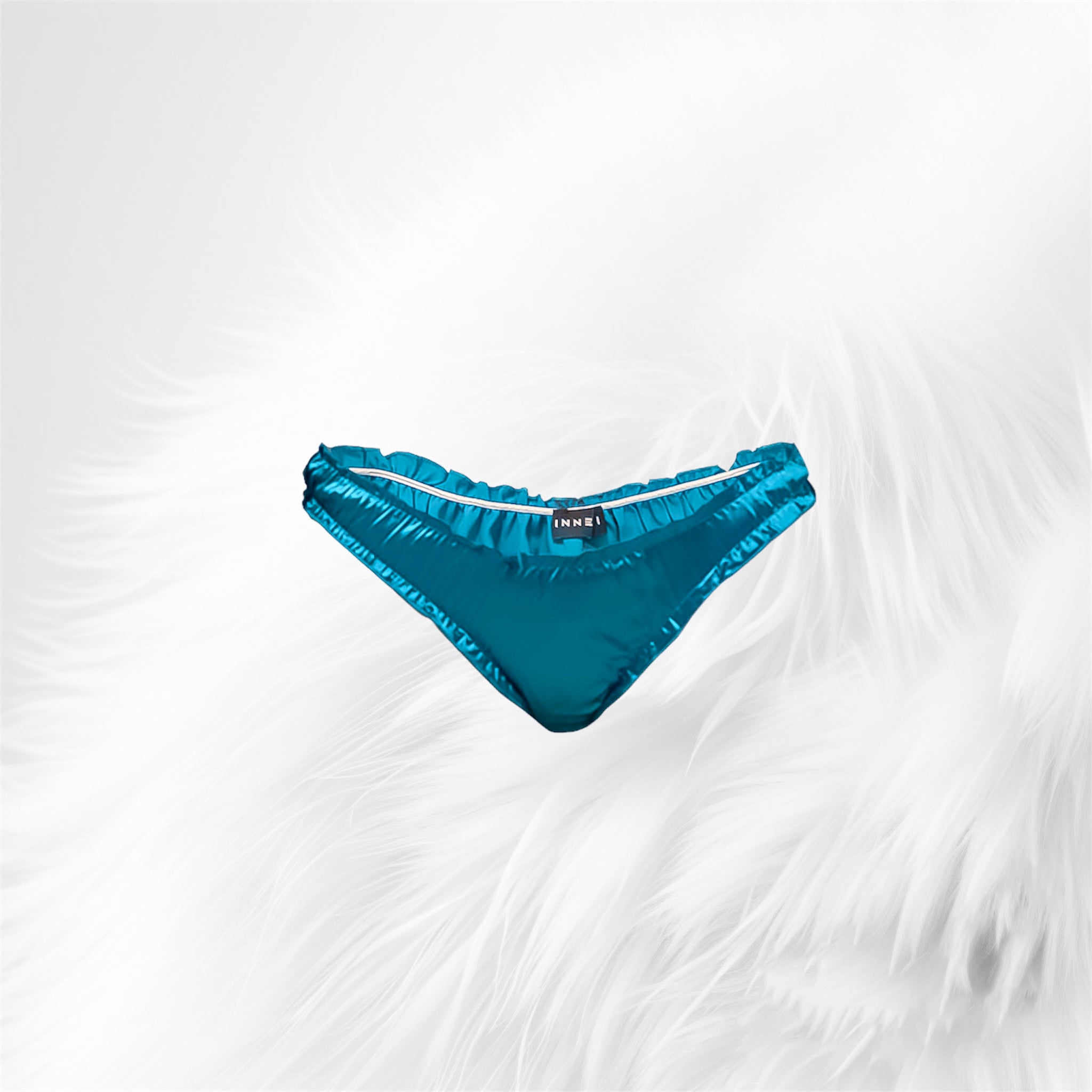 Peacocks Blue Romance Thong