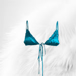 Load image into Gallery viewer, Peacocks Blue Romance Bra
