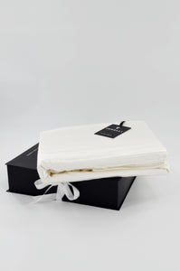 Powder White - Silk Duvet Cover Set