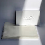 Load image into Gallery viewer, Powder White Silk Pillowcase with Hyaluronic Acid QUEEN
