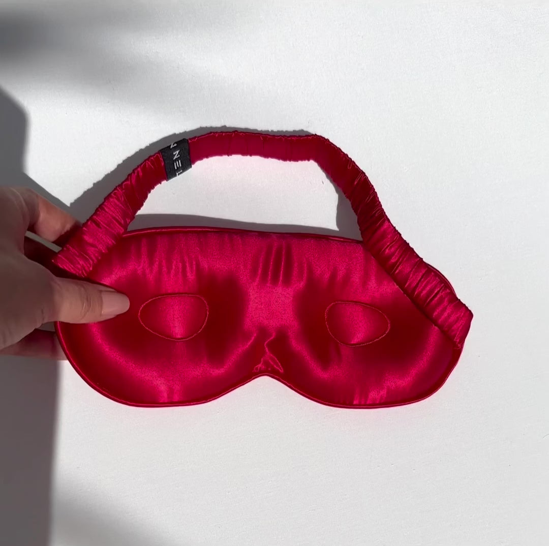 Red Contour Sleep Mask