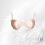 Load image into Gallery viewer, Dirty Pink Silk Bra
