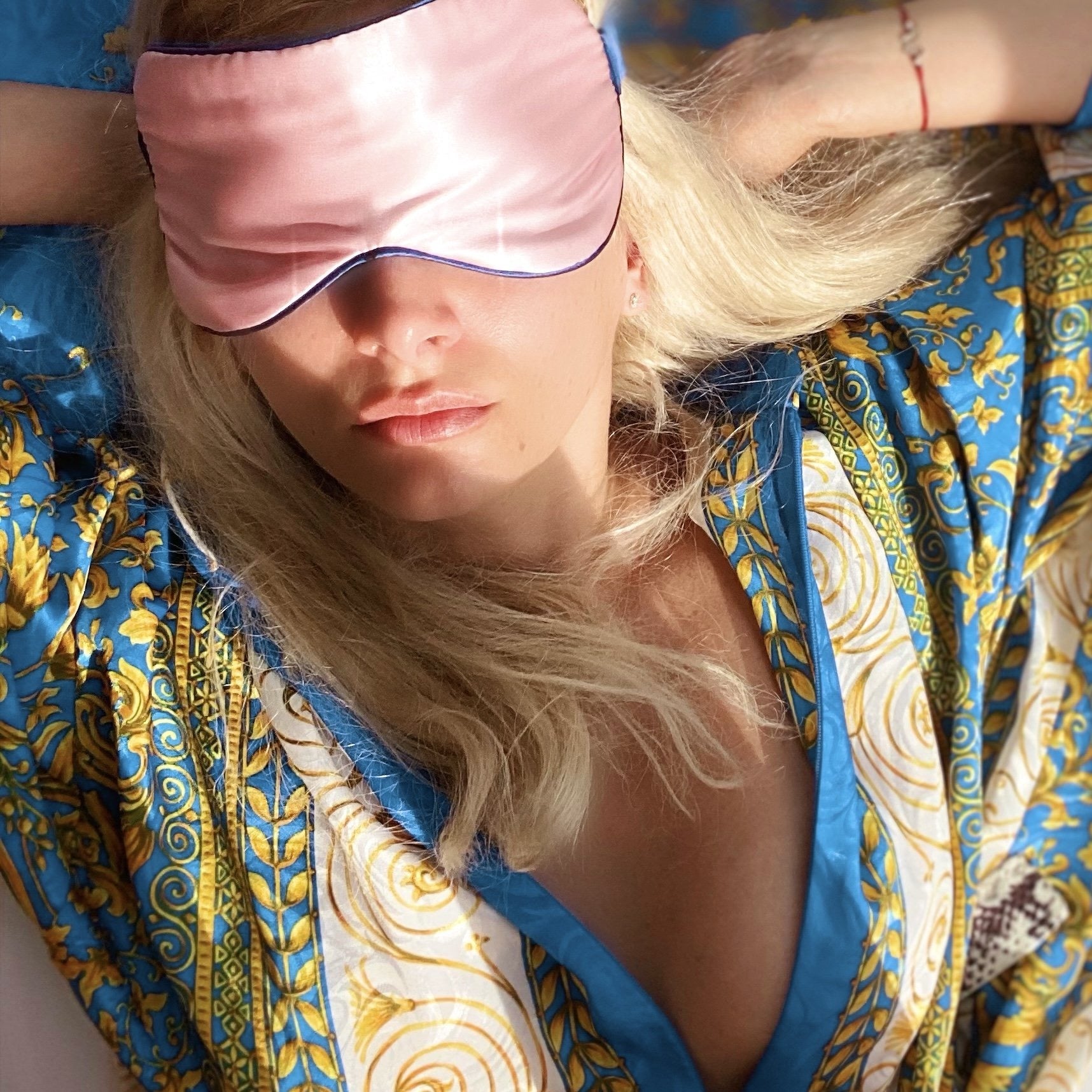 Blush Pink Sleep Mask