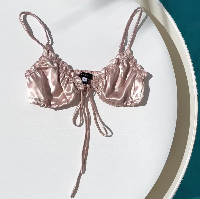 Dirty Pink Romance Bra