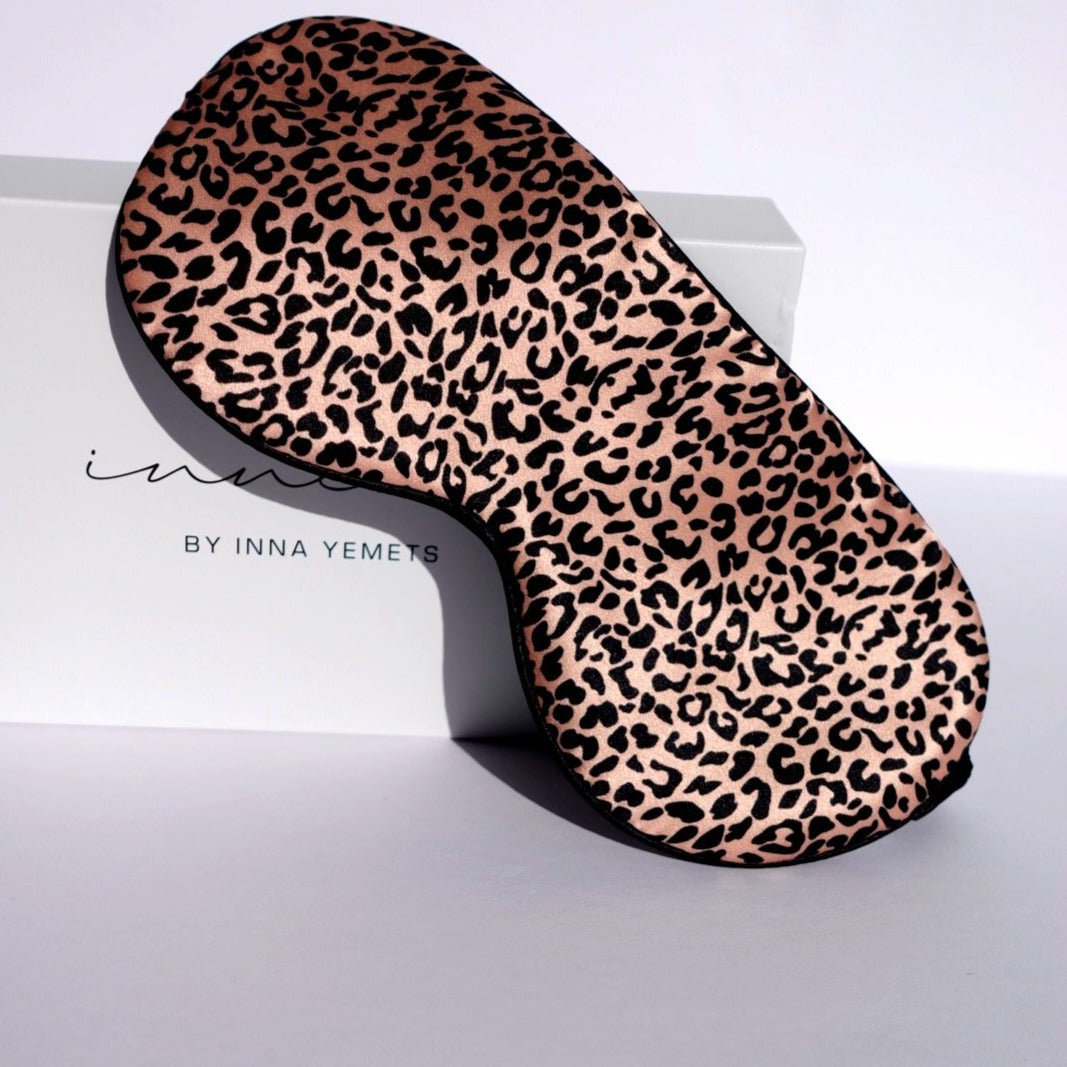 Rose Leopard Sleep Mask