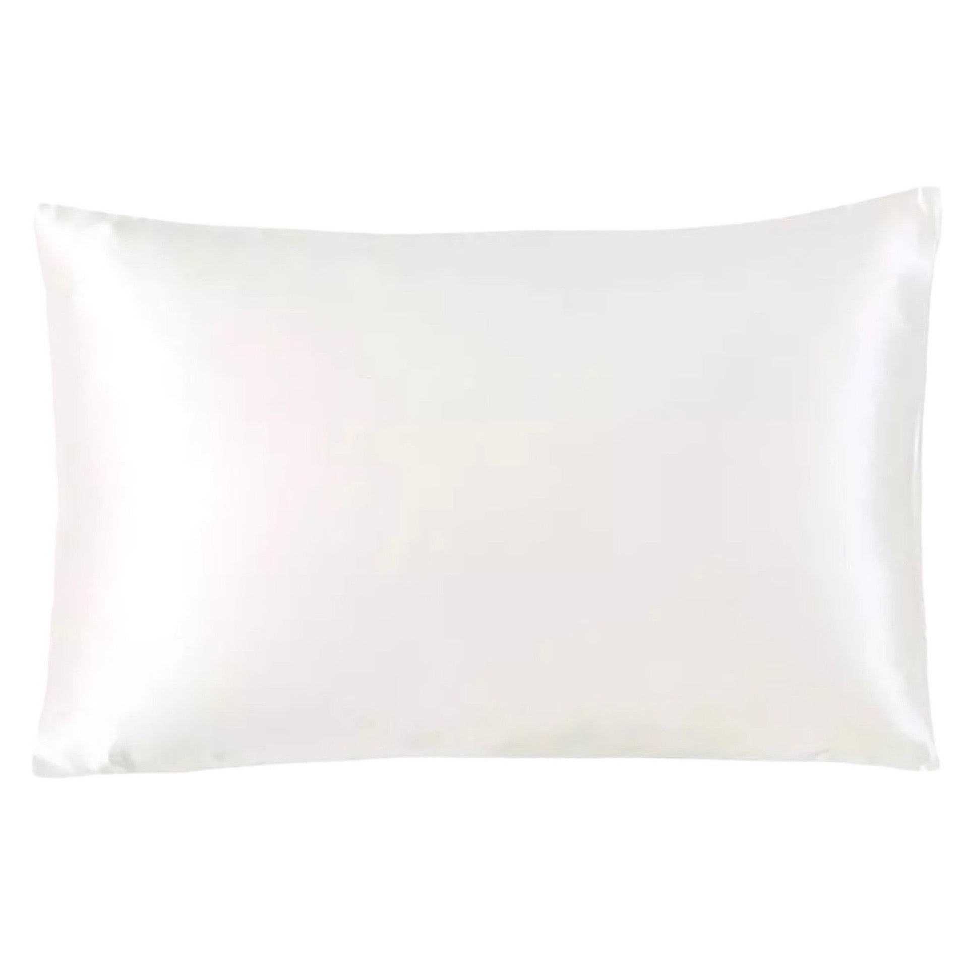 Powder White Silk Pillowcase with Hyaluronic Acid QUEEN