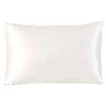 Load image into Gallery viewer, Powder White Silk Pillowcase with Hyaluronic Acid QUEEN
