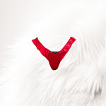 Load image into Gallery viewer, French Cut-Ruffle Thong
