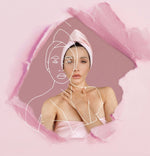 Load image into Gallery viewer, Pink Turban Towel, 19 momme
