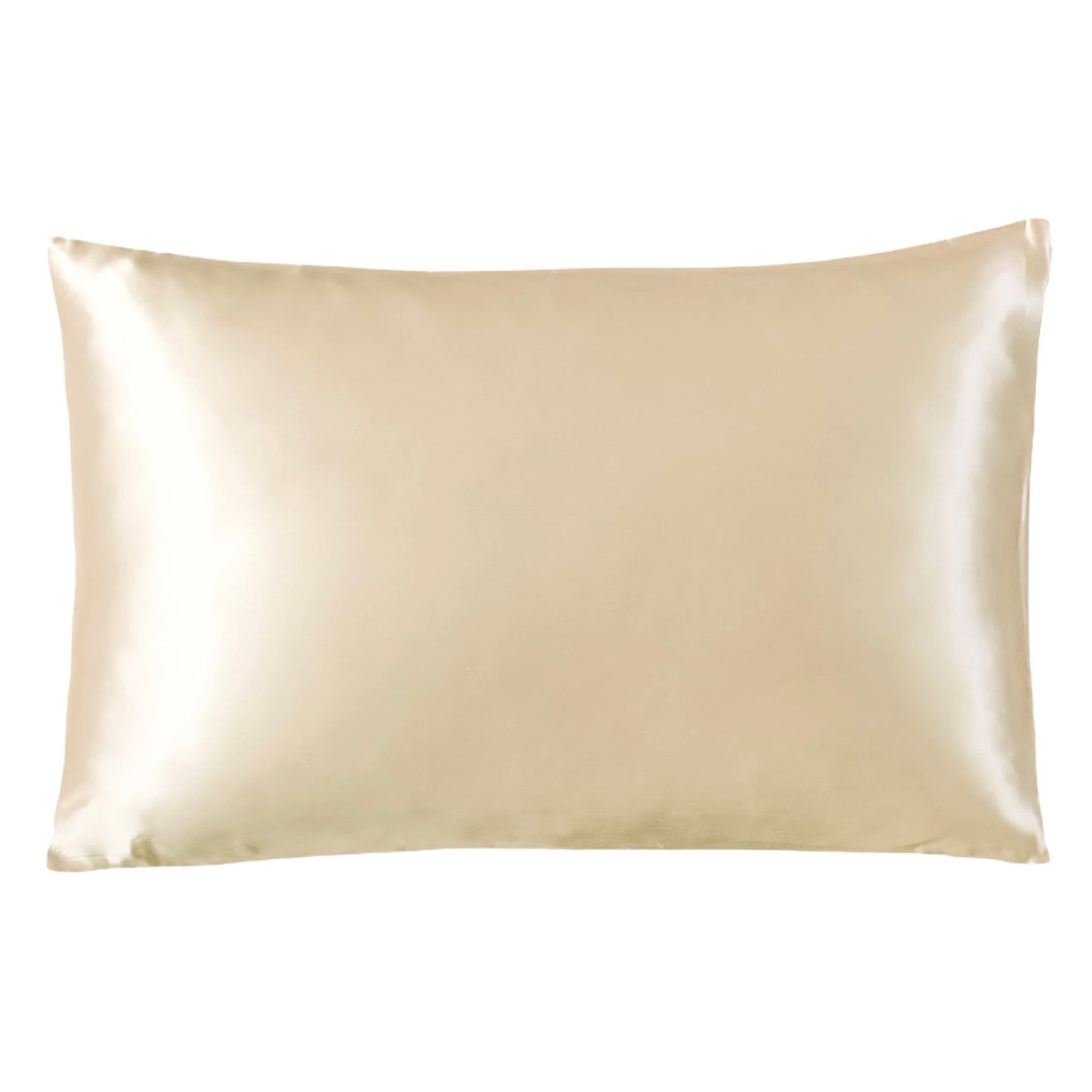 Beige Silk Pillowcase