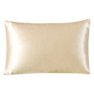 Beige Silk Pillowcase