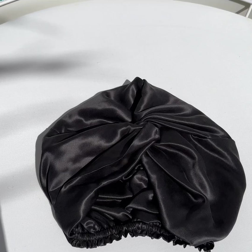 Black Sleeping Turban