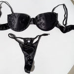 Load and play video in Gallery viewer, Black Bra and Panty Set
